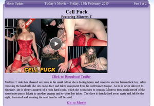 The English Mansion: Feb 13, 2015 – Cell Fuck (Part 1 of 2)