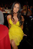 Megan Fox in yellow short dress show off her breasts and legs at Spike TV's 2nd Annual Guys Choice Awards