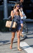  Alessandra Ambrosio in West Village, NY on 07/16/10